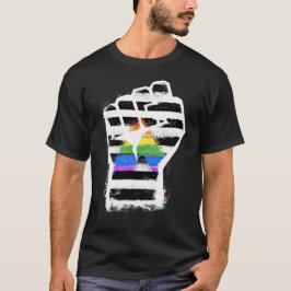 アライ プライド フィスト Tシャツ
