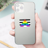 アライ プライド フラッグ シール (スマートフォン)