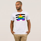 アライ プライド フラッグ Tシャツ (正面フル)