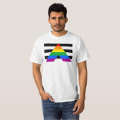 アライ プライド フラッグ Tシャツ (正面フル)