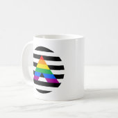 アライ プライド Tシャツ コーヒーマグカップ (正面左)