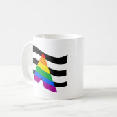 アライ プライド Tシャツ コーヒーマグカップ (正面左)