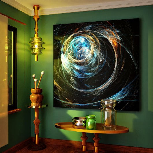 アラウンドザワールド抽象芸術アートキャンバスプリントプリント キャンバスプリント