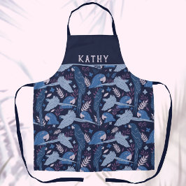 アラオウム青熱帯葉のパターン名 エプロン