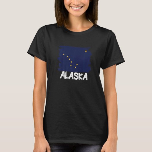 アラカッコいいスカ州旗 Tシャツ (正面)