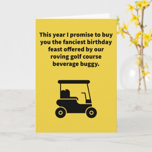 アラカート – 誕生日 カード (黄色い花)