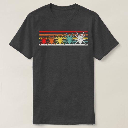 アラキノイドクモ Tシャツ (デザイン正面)