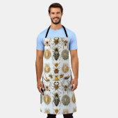 アラクニズバイヘッケルヴィンテージスパイダーイラストレーション エプロン (着用した状態)