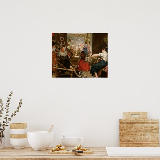 アラクネの寓話、またはスピナー、c.1657 (油 ポスター (キッチン)