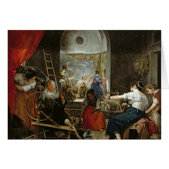 アラクネー1657年の紡績工、か寓話 (正面横)