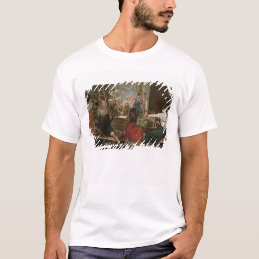 アラクネー1657年の紡績工、か寓話 Tシャツ (正面)