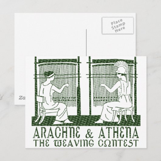 アラクネ対アテナ ポストカード (正面/裏面)