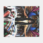 「アラクネ – プライド – 」 フリースブランケット (正面(横))