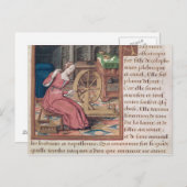 アラクネ、「Vie des Femmes Celbres」より ポストカード (正面/裏面)