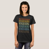 アラグアイナシティブラジルレトロヴィンテージ Tシャツ (正面フル)
