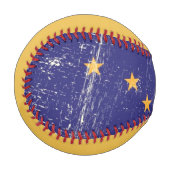 アラグランジスカ州旗 野球ボール (正面左)