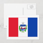 アラゴアス、ブラジル国旗 ポストカード (正面/裏面)