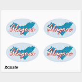 アラゴアス 楕円形シール (シート)