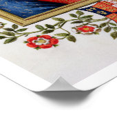 アラゴンのキャサリンのポートレート(1485年~1536年) 1st Qu ポスター (角)