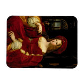 アラゴンのジャンヌポートレート（1500年～77年）Aの妻 マグネット (横)
