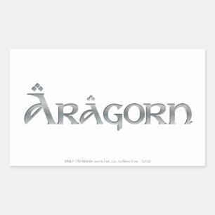 アラゴンのロゴ 長方形シール