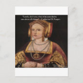 アラゴンラブキャサリーヌ引用文ギフト&カード ポストカード (正面)