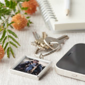 アラゴン乗馬 キーホルダー (側面)