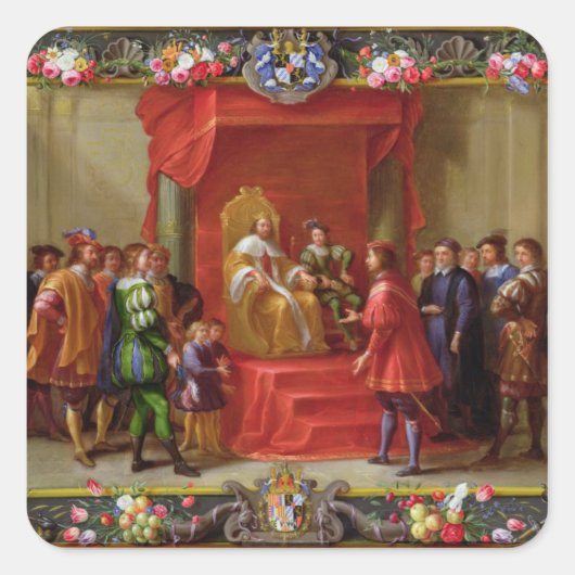 アラゴン王ピーター4世 スクエアシール (正面)