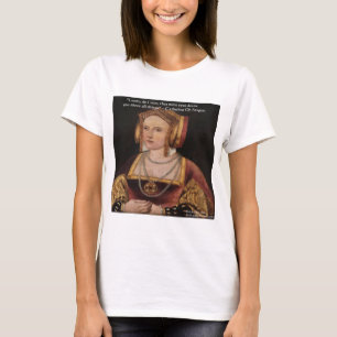 アラゴン王女キャサリン 愛の引用 ギフト & カード Tシャツ