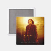 アラゴン白熱［赤熱］光を放つン マグネット (正面/裏面)