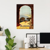 アラシオ、西リビエラのイタリアのヴィンテージ旅行 ポスター (ホームオフィス)