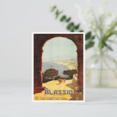 アラシオ、西リビエラのイタリアのヴィンテージ旅行 ポストカード (スタンド正面)