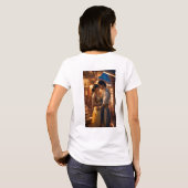 アラジンとジャスミンdesigen t shurt tシャツ (裏面フル)