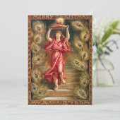 アラジンのランプから炎のランプを持つ女性 シーズンカード (スタンド正面)