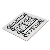 アラジン・オブライエン 大文字 H タイル (側面)