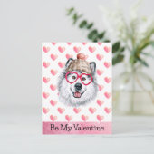 アラスおもしろいカン私のバレンタインデーになる シーズンポストカード (スタンド正面)