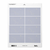 アラスカかすかなフラグの出荷ラベル ラベル (フルシート)