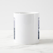 アラスカかにのぼりのビンテージの旅行ポスター ジャンボコーヒーマグカップ (正面)