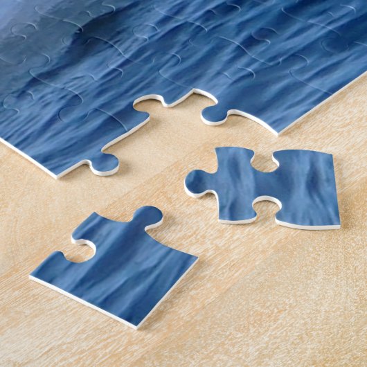 アラスカからのクリスマスの挨拶 ジグソーパズル (側面)