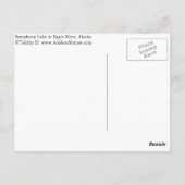 アラスカからの挨拶 – Symphony Lakeポストカード ポストカード (裏面)