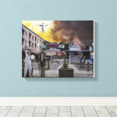 アラスカからの歓喜 キャンバスプリント (インサイチュ (ウッドフロア))