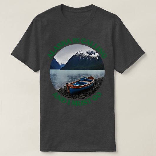 アラスカが呼び出し中でTシャツ5を着て行かねばならない Tシャツ (デザイン正面)