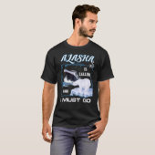 アラスカが呼んでいる、私はクルーズに行かねば Tシャツ (正面フル)