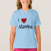 アラスカが大好き Tシャツ (正面)