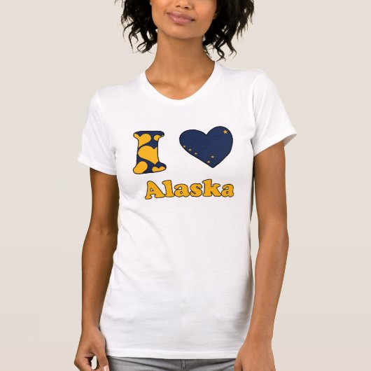 アラスカが大好き Tシャツ (正面)