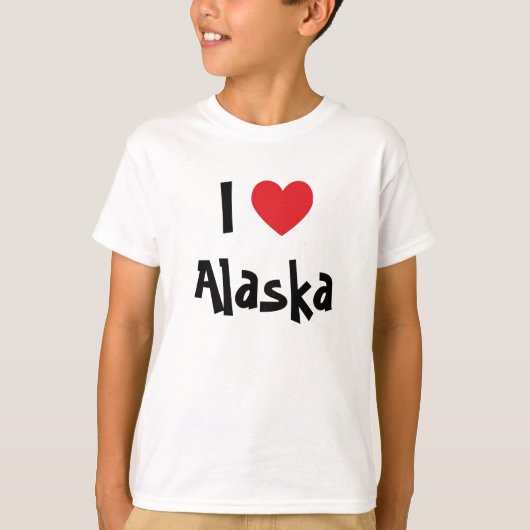アラスカが好き Tシャツ (正面)