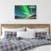 アラスカが幕を開ける キャンバスプリント (インサイチュ (寝室))