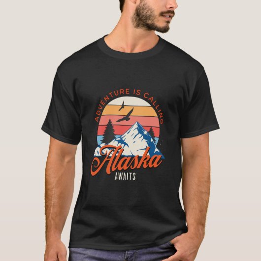 アラスカが待っている! Tシャツ (正面)