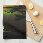 アラスカため息….. キッチンタオル (四つ折り)