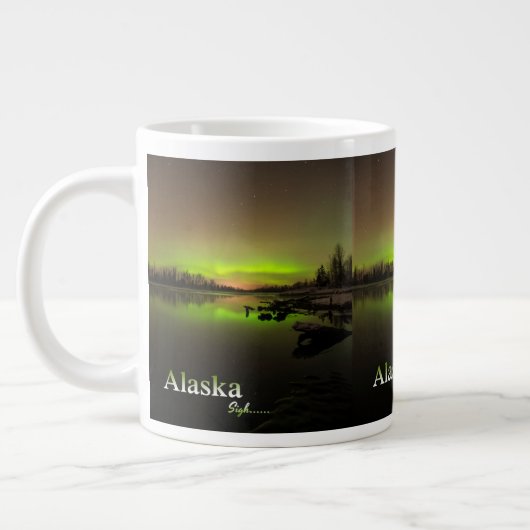 アラスカため息….. ジャンボコーヒーマグカップ (左)